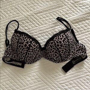 Leopard Print Women's Bra